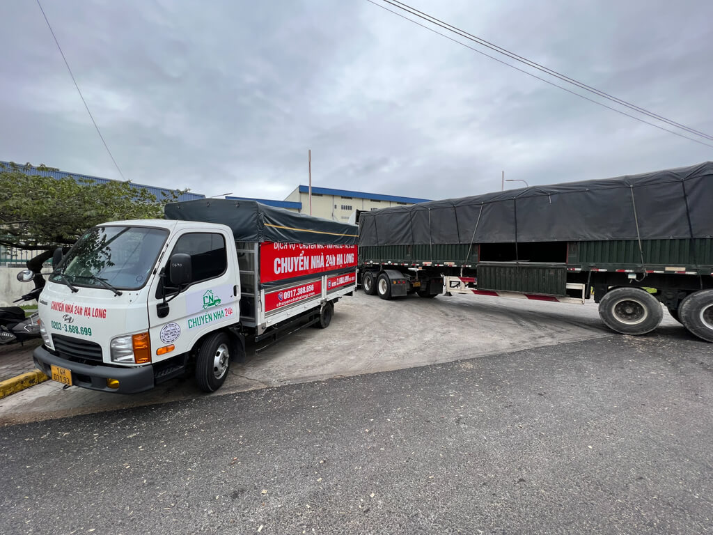 Xe tải chở hàng từ Quảng Ninh đi các tỉnh